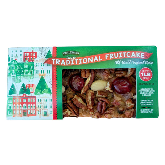 SALE | Grandma's Fruitcake in Holiday Box | 1 lb | Beatrice Bakery