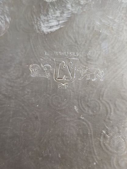 silver tray