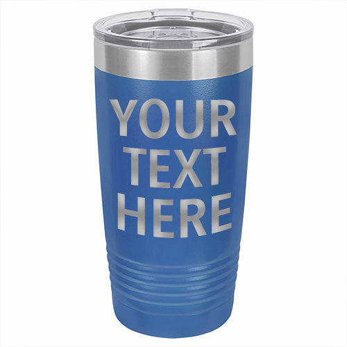 Stainless Steel Vacuum Insulated Tumbler | 20 oz | Customizable | RCK Creations & More