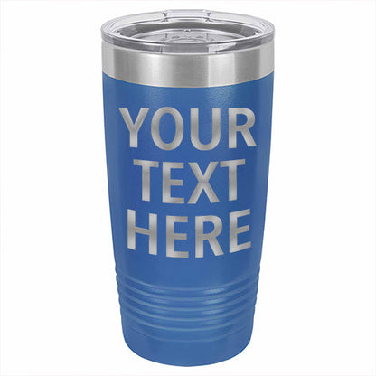 Stainless Steel Vacuum Insulated Tumbler | 20 oz | Customizable | RCK Creations & More