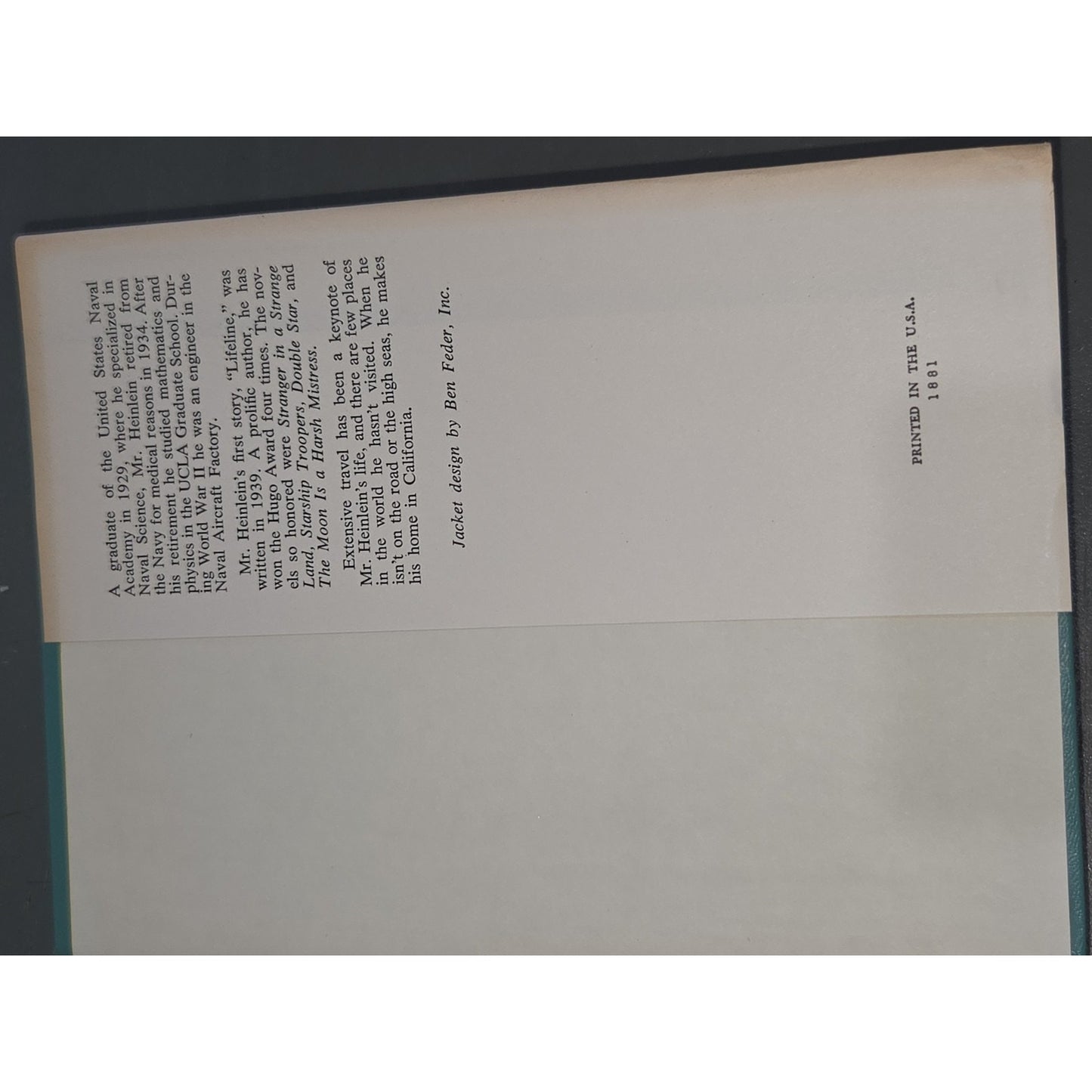 Vintage Book Stranger in a Strange Land by Robert Heinlein 1961 BCE HCDJ