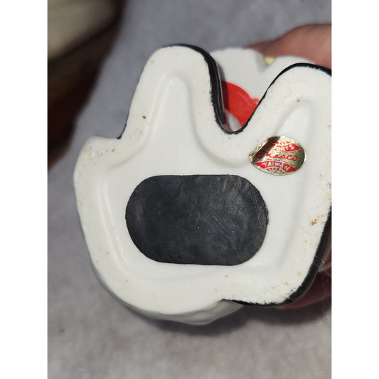 Vintage Enesco Japan Ceramic Santa Claus Coin Bank cb76