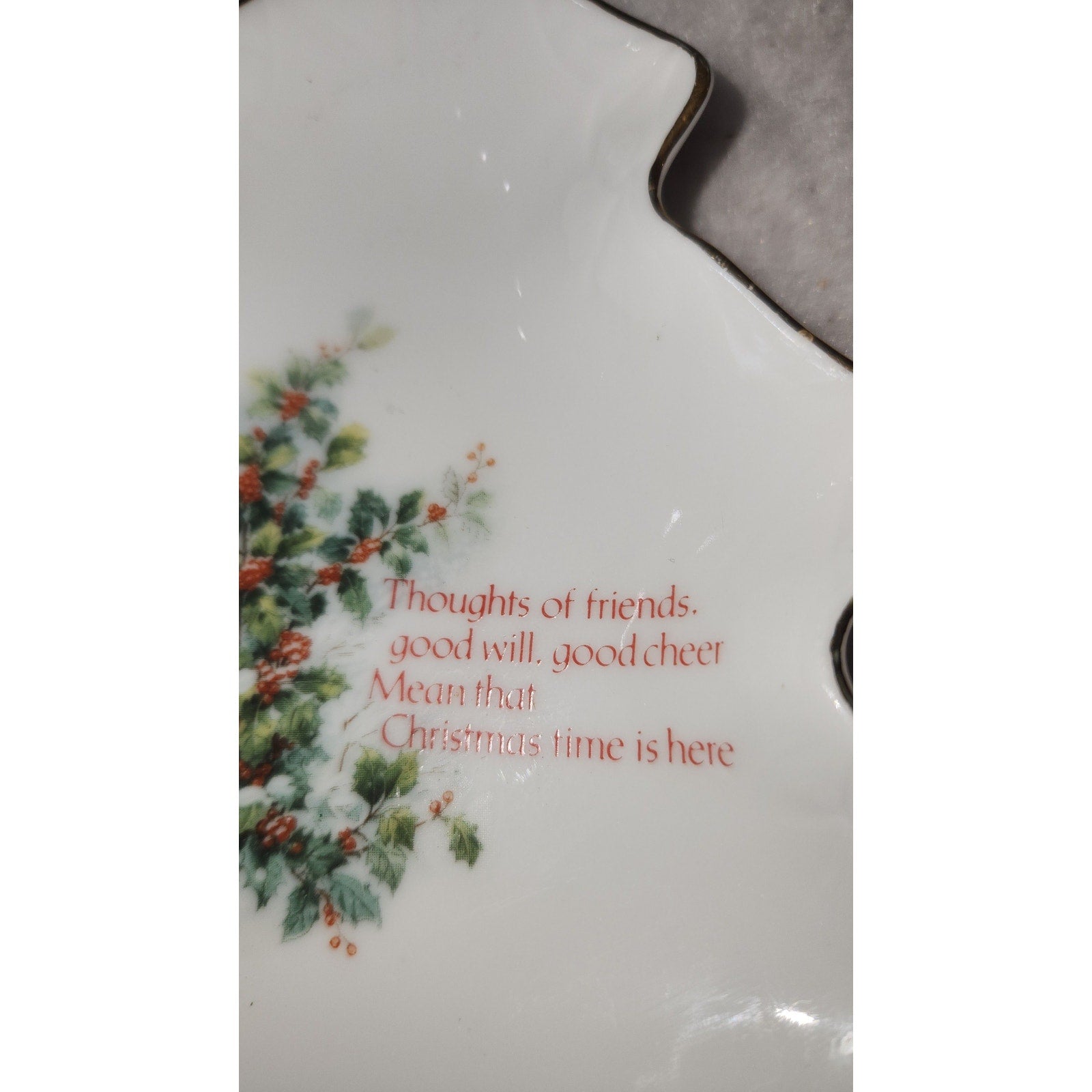 vintage Designer's Collection A Christmas Keepsake candy trinket dish