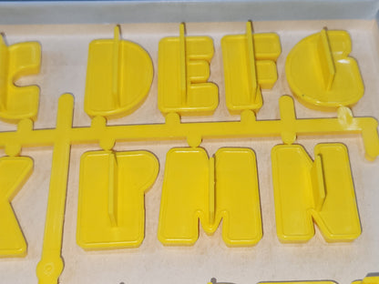 Vintage Collectible Cookie Cutter Hallmark Alpha-bites Letters UNUSED