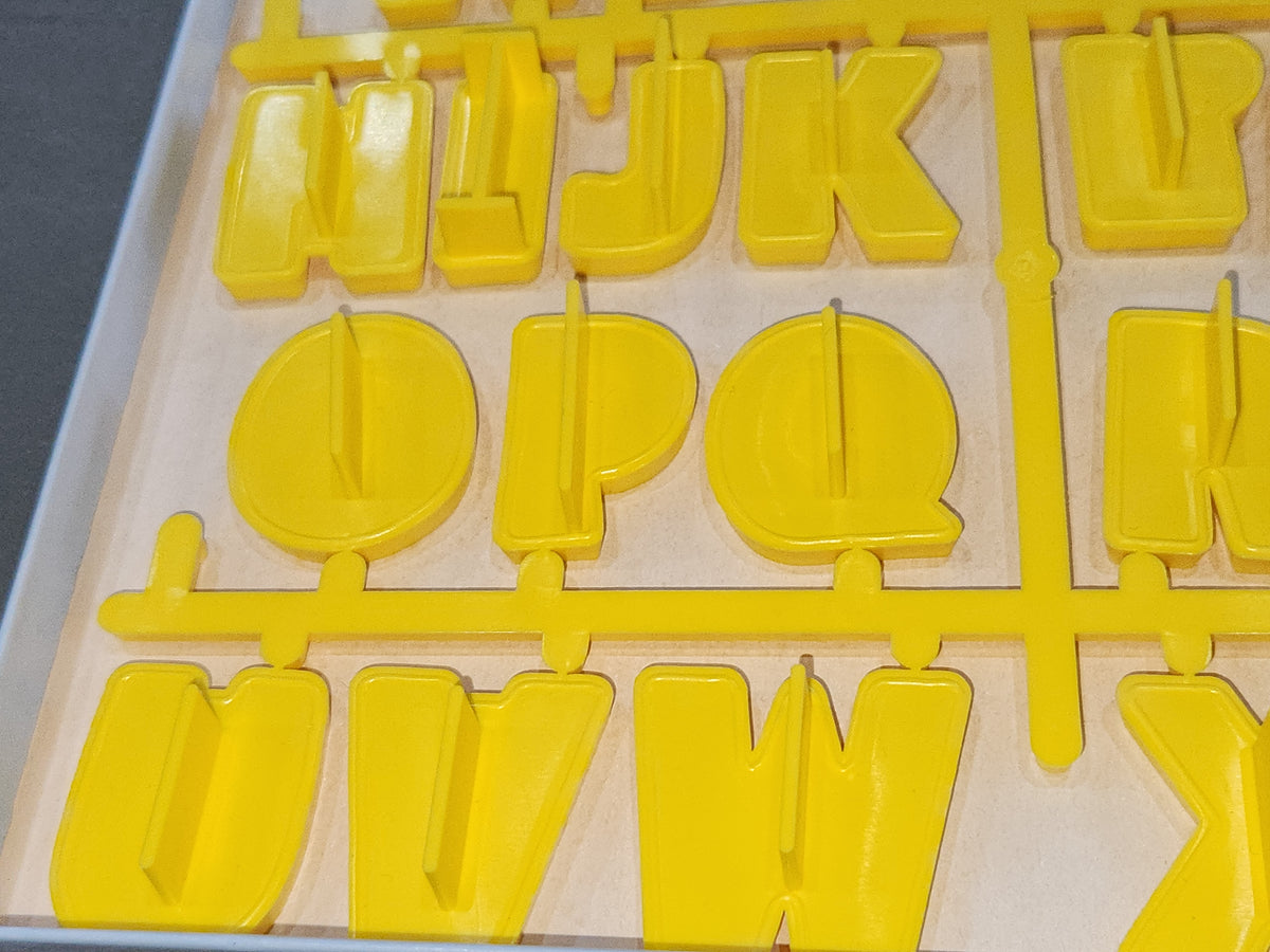 Vintage Collectible Cookie Cutter Hallmark Alpha-bites Letters UNUSED