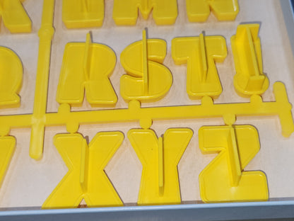 Vintage Collectible Cookie Cutter Hallmark Alpha-bites Letters UNUSED