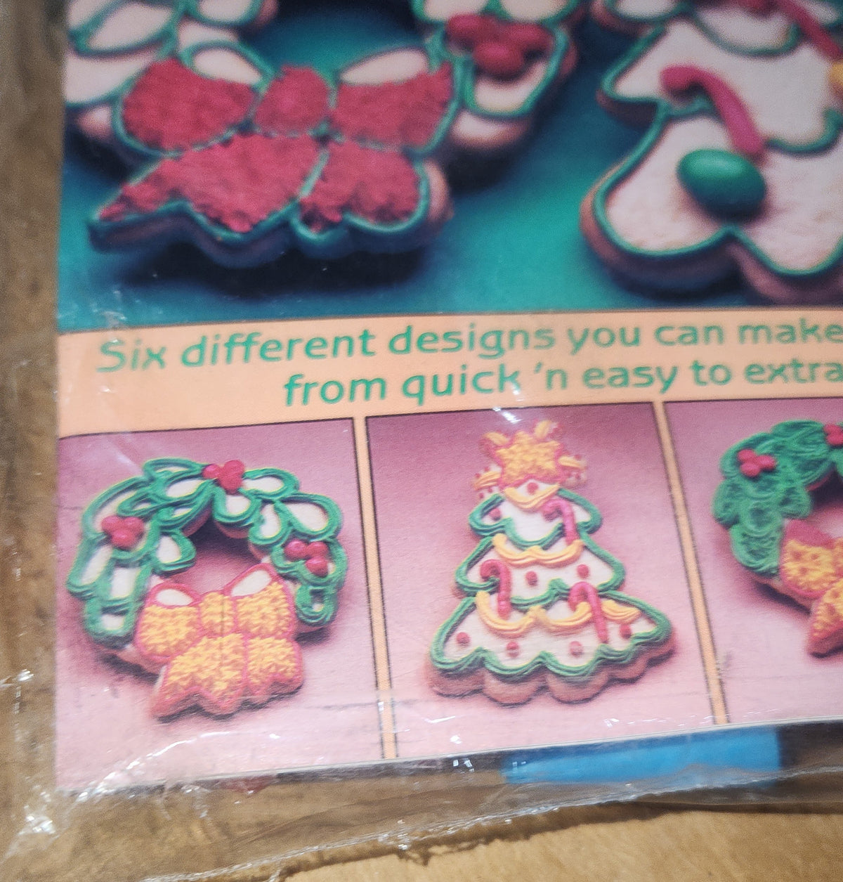 Vintage Cookie Cutters Wilton Chrismas Tree and Wreath Cookie NOS in Original Packaging