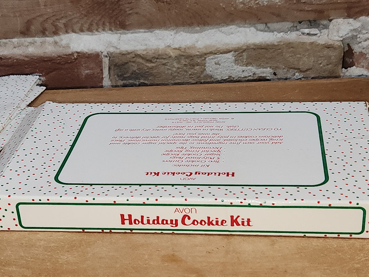 Vintage Cookie Cutter Set Avon Holiday Cookie Kit 1983 NOS Unused
