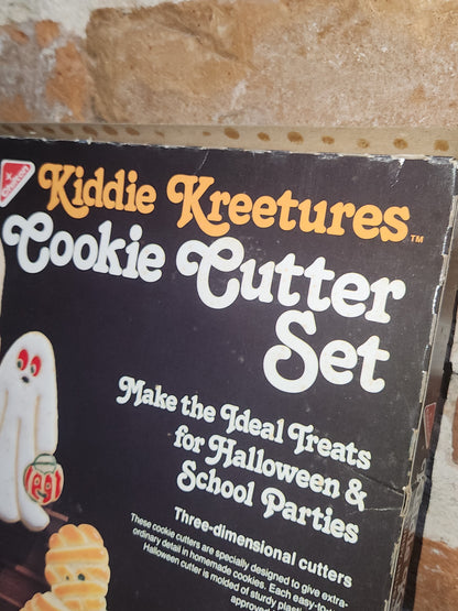 Vintage Cookie Cutters Kraft Kitchens Kiddy Kreetures Halloween With Box
