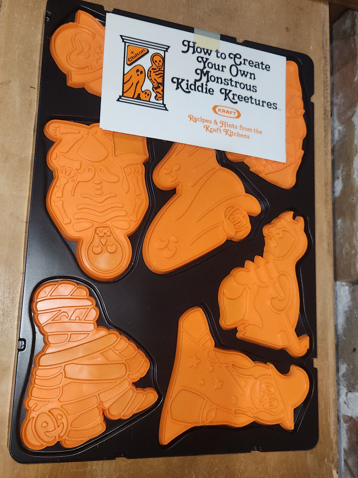 Vintage Cookie Cutters Kraft Kitchens Kiddy Kreetures Halloween With Box