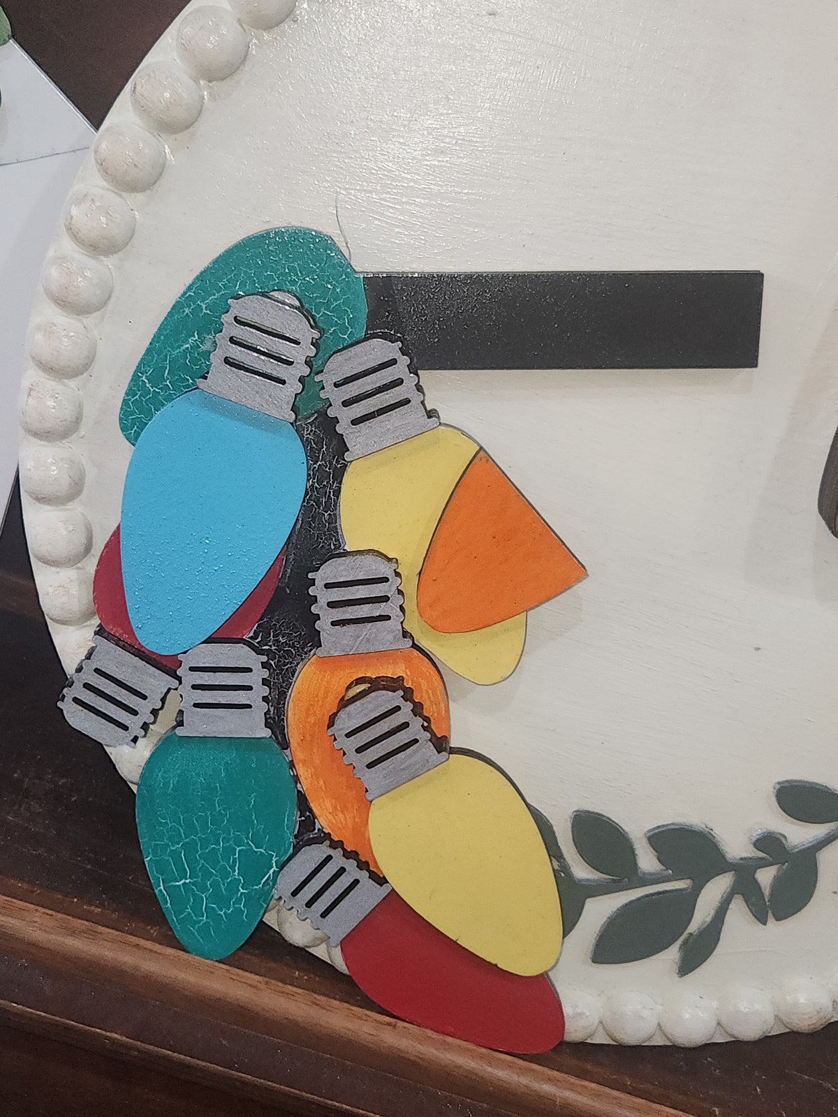 Christmas Light Bulb Insert for Interchangeable Pot Spilling Door Sign *Sign Sold Seperately* pi16