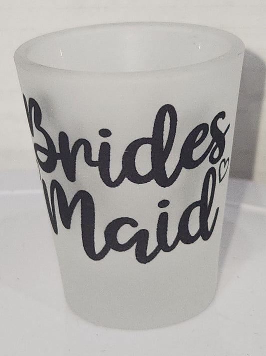 Frosted Shot Glass Bridesmaid