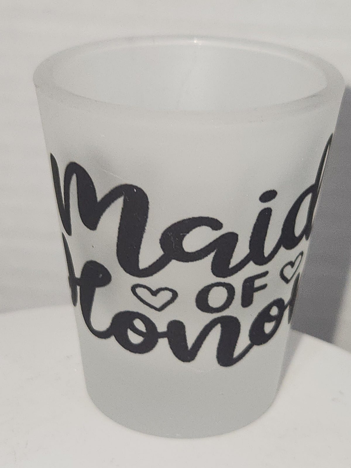 Frosted Shot Glass Maid of Honor