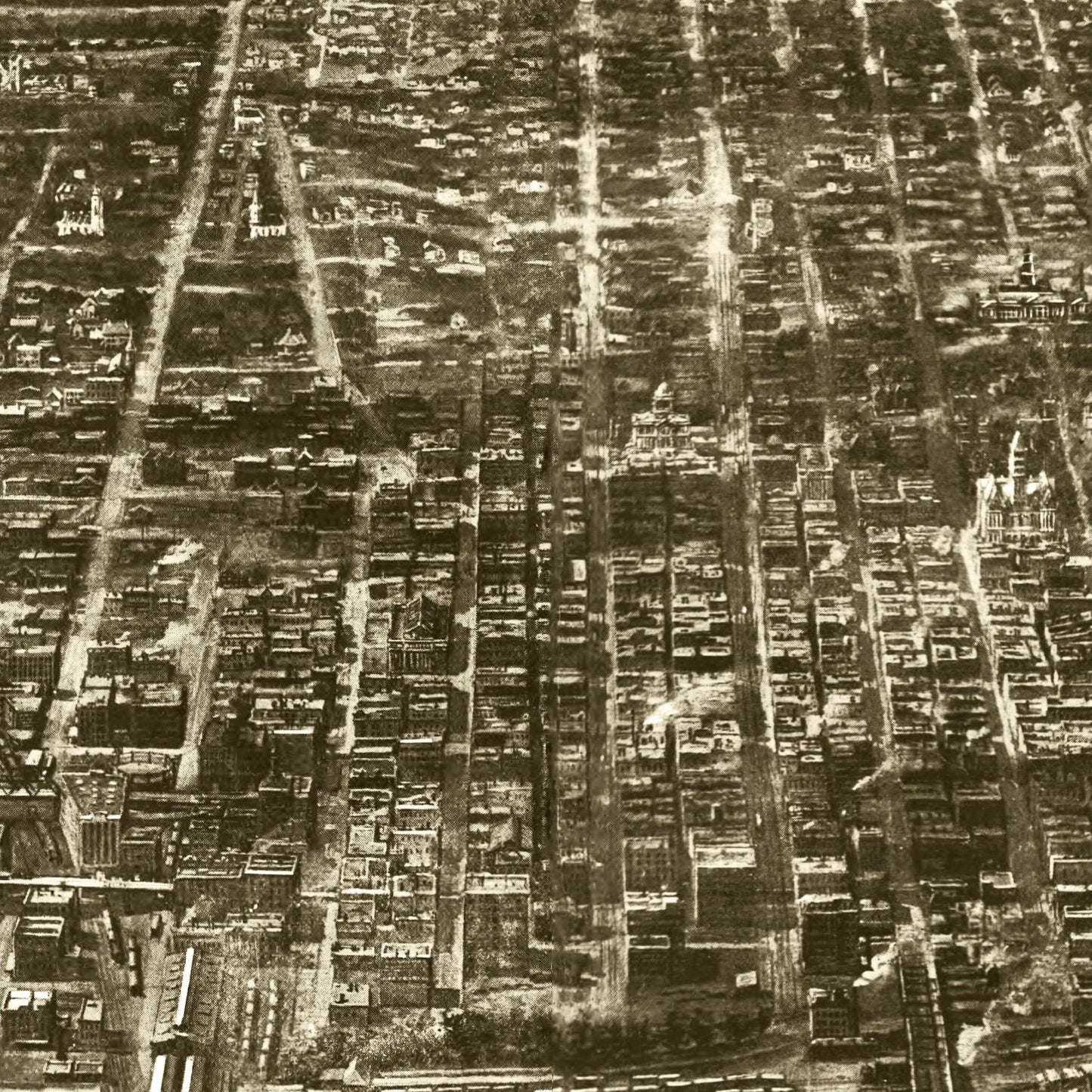 Vintage Map of Omaha, Nebraska 1906 -Not available at Minden location-