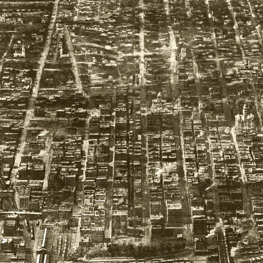 Vintage Map of Omaha, Nebraska 1906 -Not available at Minden location-