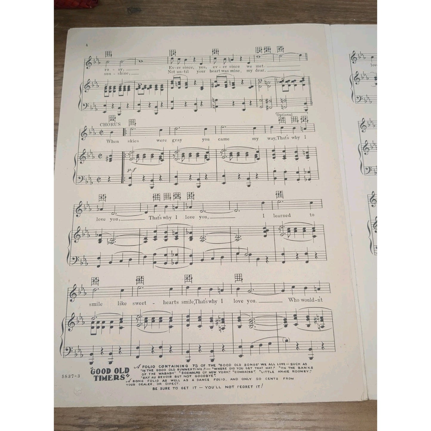 1926 That's Why I Love You Vtg Sheet Music Fox Trot Ballad W Donaldson Paul Ash