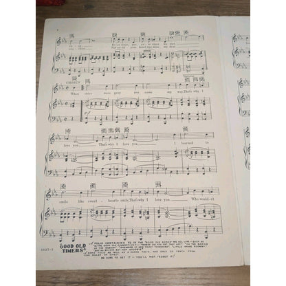 1926 That's Why I Love You Vtg Sheet Music Fox Trot Ballad W Donaldson Paul Ash