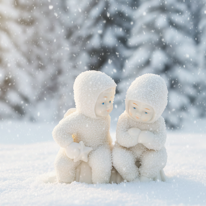 Deptartment 56 Snowbabies "This Will Cheer You Up" #68160 CLEARANCE sb03