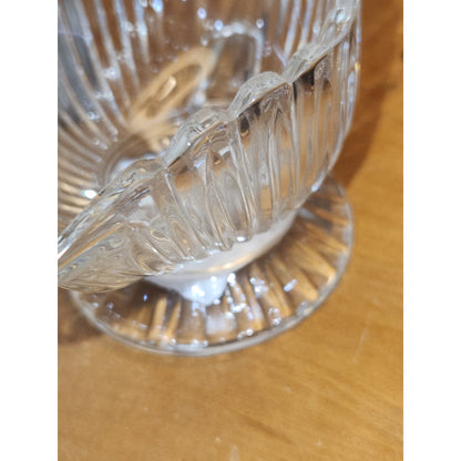 Mikasa Royal Suite Dressing Sauce Boat QQ228/239 6" Clear NEW in box Japan mi87
