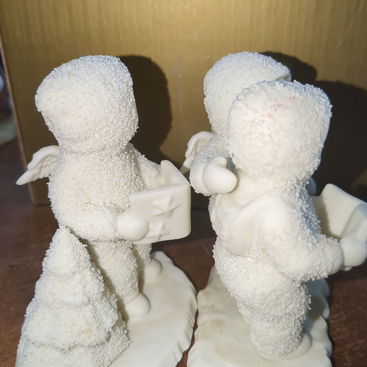 Department 56 Snowbabies "Winter Tales of the Snowbabies" and "Twinkle Little Stars" Set of 2 with 3 Snowbabies CLEARANCE sb08