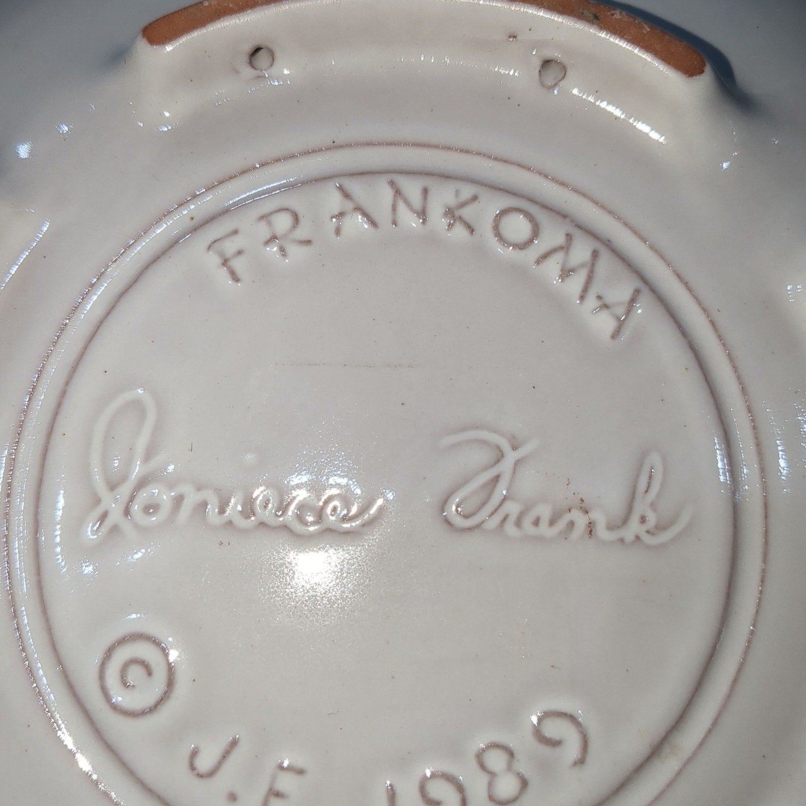 vintage frankoma plate 1989 the blessing of Christmas
