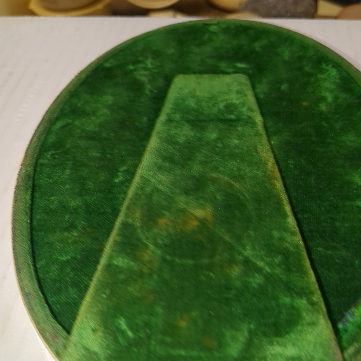 Vintage Pyralin Plastic Celluloid Oval Picture Photo Frame AS IS vl5