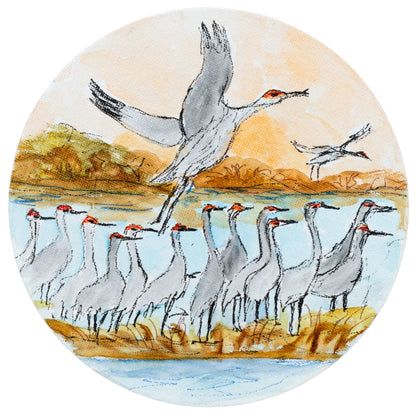 Large Crane Magnets | Multiple Designs | Hand-Painted | Sheryll Hickman Art