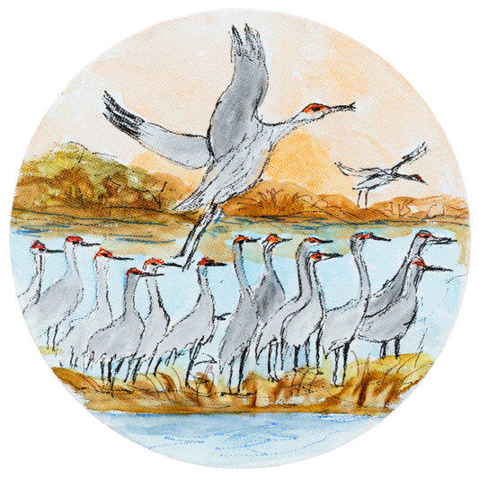Large Crane Magnets | Multiple Designs | Hand-Painted | Sheryll Hickman Art