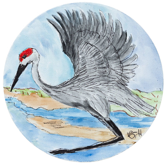 Large Crane Magnets | Multiple Designs | Hand-Painted | Sheryll Hickman Art