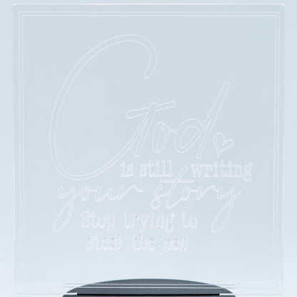 Inspirational LED Lighted Plaque | Multiple Sayings | Glowing Creation