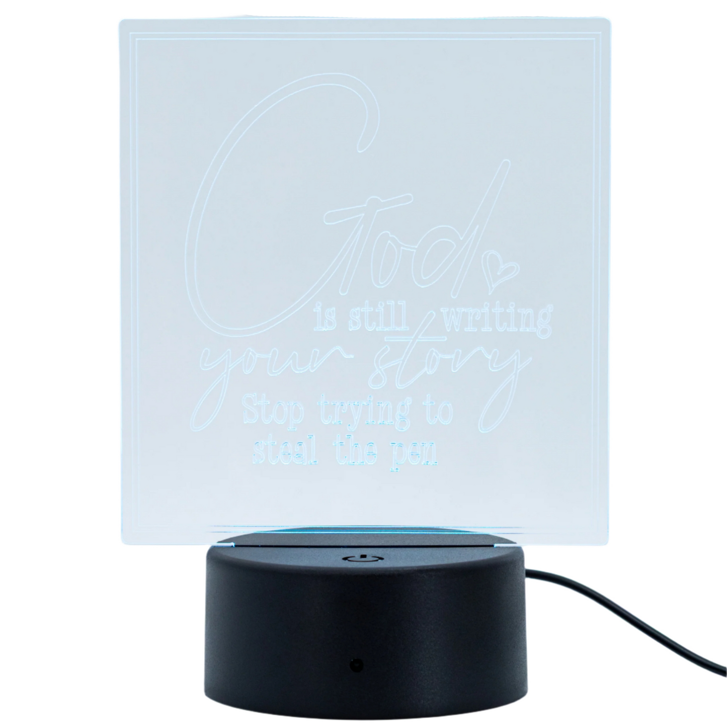 Customizable LED Lighted Plaque | Create Your Own Saying | Glowing Creation