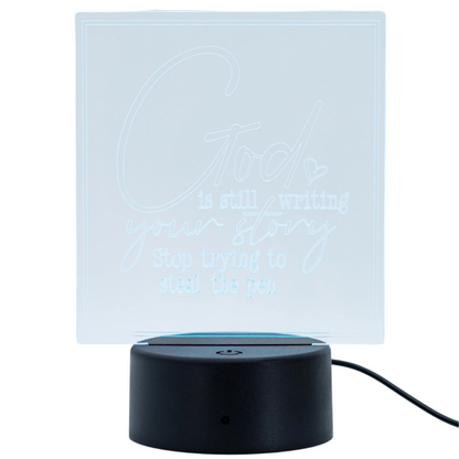 Customizable LED Lighted Plaque | Create Your Own Saying | Glowing Creation