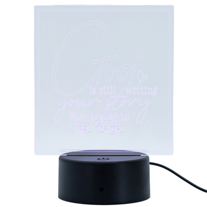 Customizable LED Lighted Plaque | Create Your Own Saying | Glowing Creation