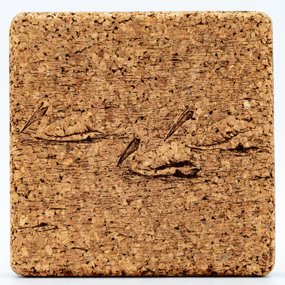 Etched Cork Coaster | Multiple Designs | Single Coaster | RCK Creations & More