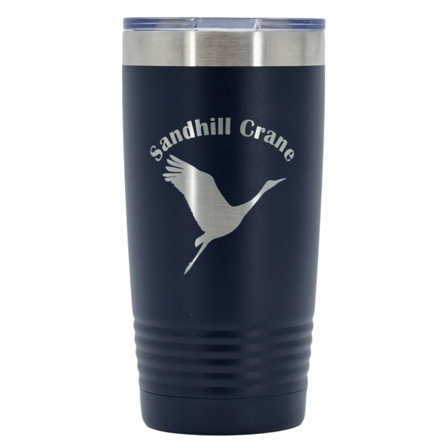 Sandhill Crane Stainless Steel Vacuum Insulated Tumbler | 20 oz | Multiple Colors | RCK Creations and More