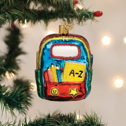 First Day Of School Ornament  NOT AVAILABLE AT MINDEN STORE