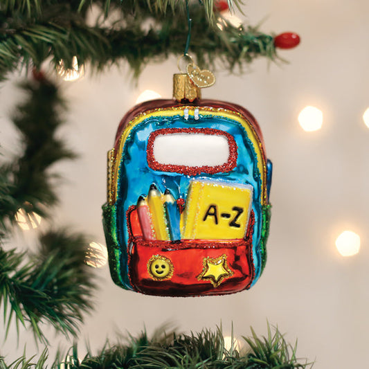 First Day Of School Ornament  NOT AVAILABLE AT MINDEN STORE