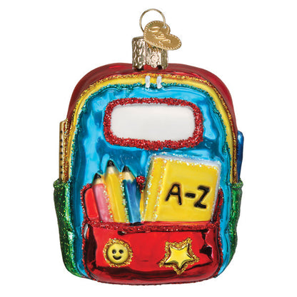 First Day Of School Ornament  NOT AVAILABLE AT MINDEN STORE