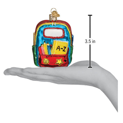 First Day Of School Ornament  NOT AVAILABLE AT MINDEN STORE