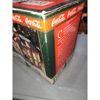 Coca-Cola Coke Town Square Collection Central High AS IS damaged roof cc41