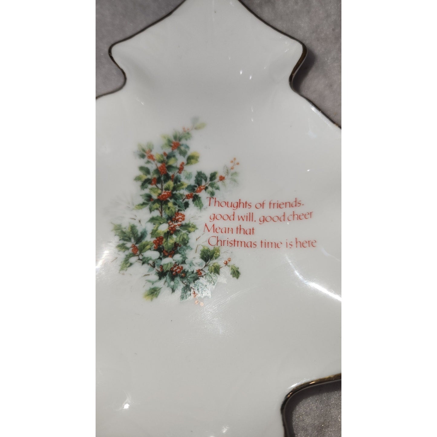 vintage Designer's Collection A Christmas Keepsake candy trinket dish