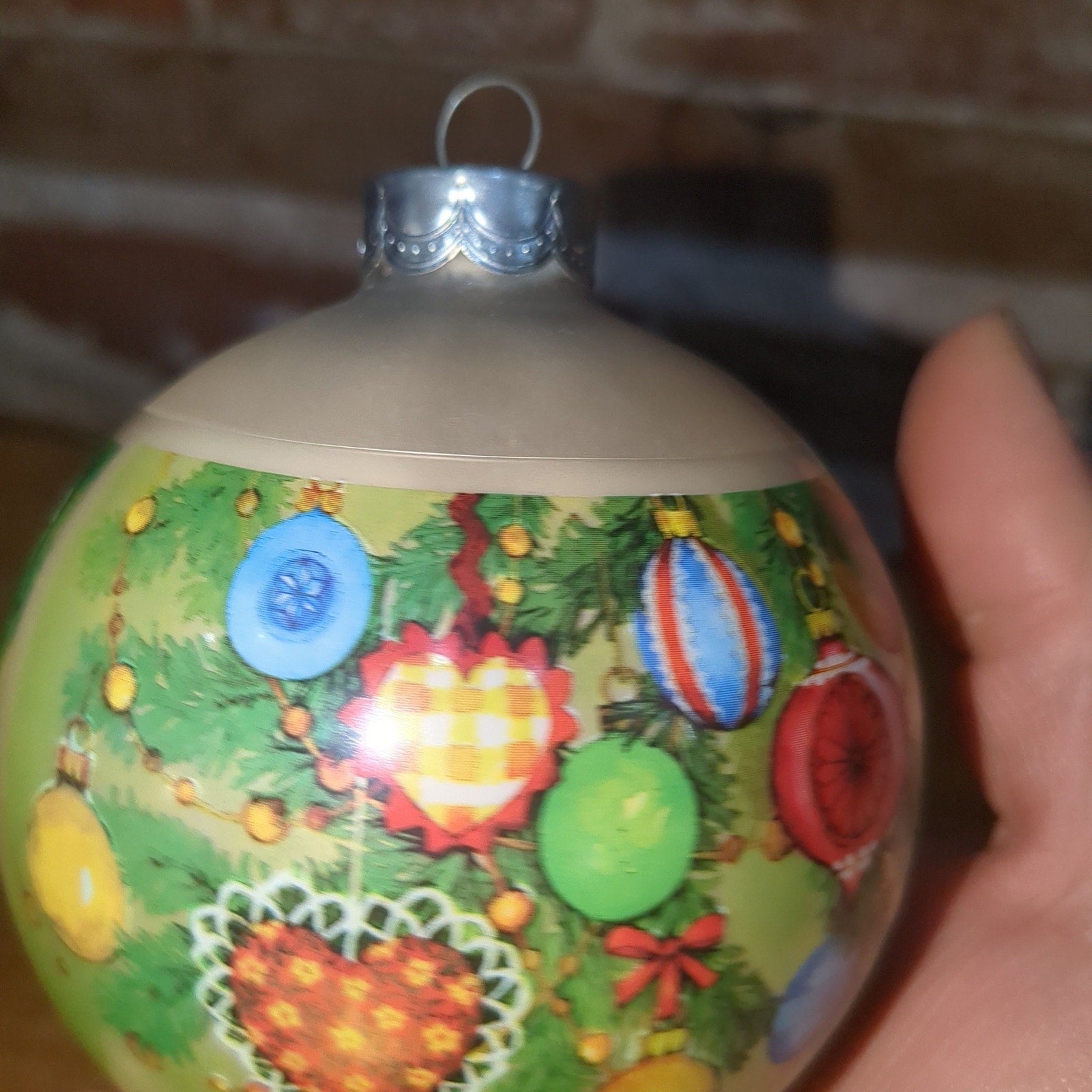 Vintage Glass Hallmark Ornament 1977