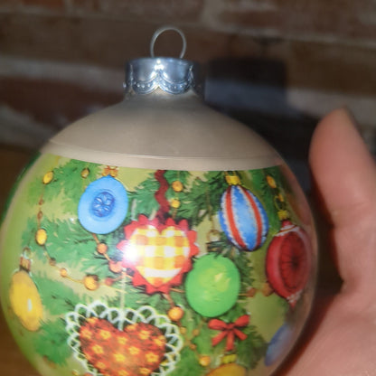 Vintage Glass Hallmark Ornament 1977