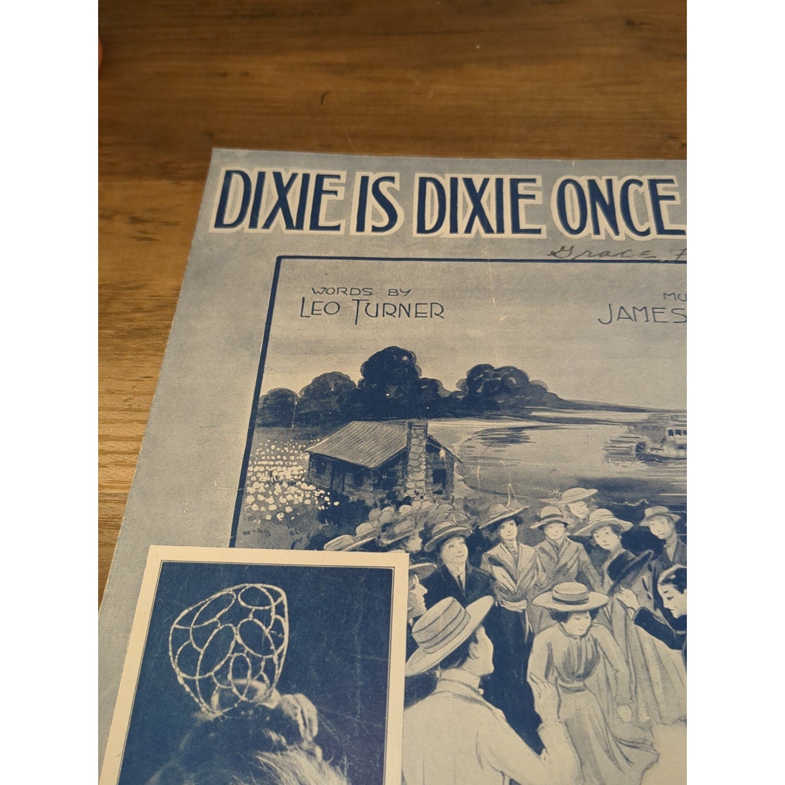 Antique Sheet Music Dixie is Dixie Once More 1919 Leo Turner & James Karp