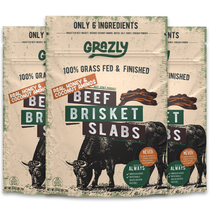 Raw Honey & Coconut Aminos Brisket Slabs 3 Pack