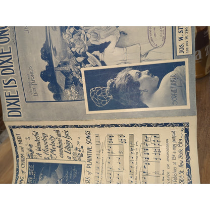 Antique Sheet Music Dixie is Dixie Once More 1919 Leo Turner & James Karp