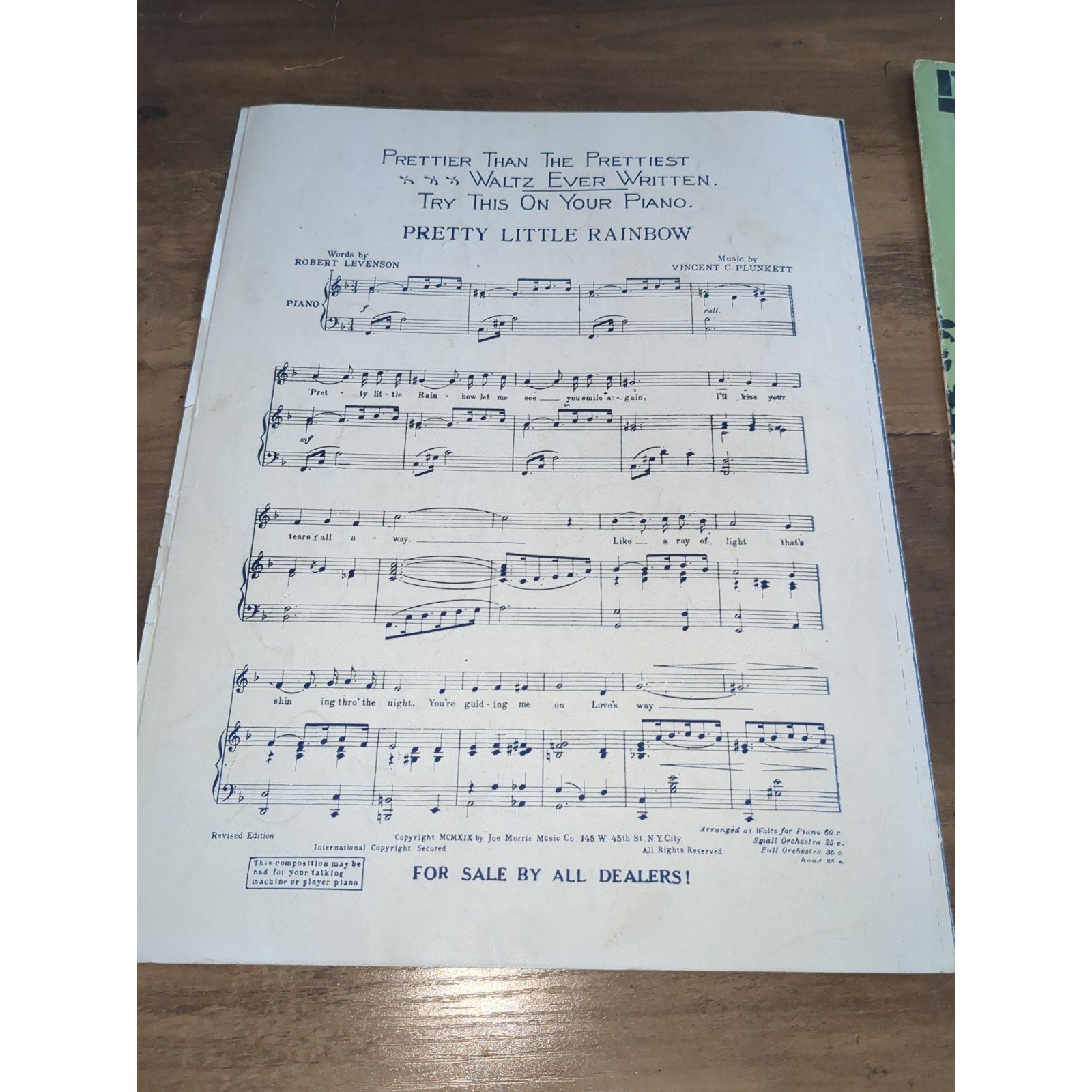 Lot Of Three Vintage Sheet Music. Dixie Blues, Mason Dixon Line, Mother Dixie &