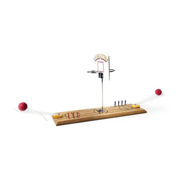 Modern Monkey Desktop Dunker Basketball Wooden Mini Game