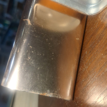 Vintage Mirror Aluminum Rose Gold Salt and Pepper Shakers alsp