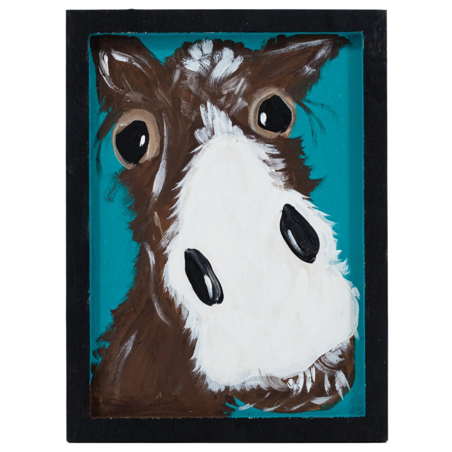 Royce The Donkey Framed Painting | 8" x 11" | The Painted Attic